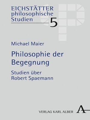 cover image of Philosophie der Begegnung